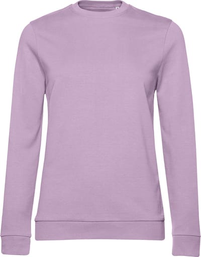 Sweater 'French Terry/Women' B&C Collectie maat XS Candy Pink/Roze