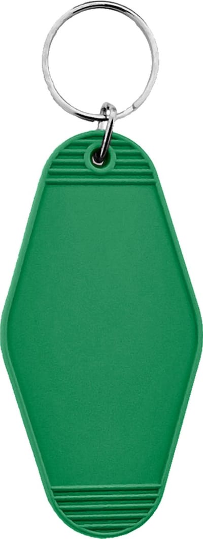 CombiCraft Blanco Hunter hotel sleutelhanger 45x88mm groen - 5 stuks