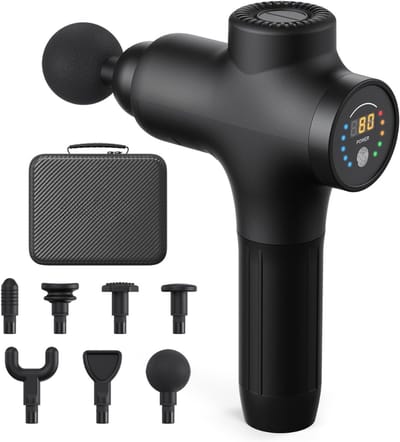 SCH® Massage Gun Professioneel - Massage Gun - Zwart - 18cm x 7cm x 25 cm