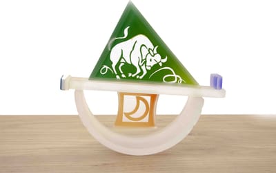 Loranto Sterrenbeeld Stier glazen object