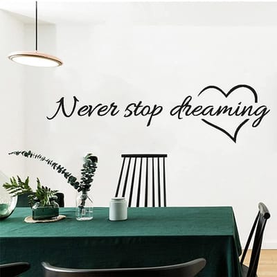 VT Goods - Afneembare Muursticker Citaat - Doe-Het-Zelf Kunst - Vinyl - Wandtattoo - Milieuvriendelijk - Voor Woonkamer - 57 x 15 cm