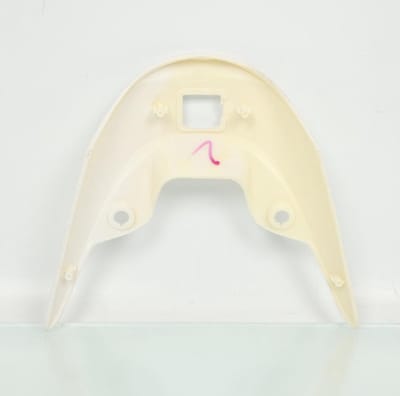 Aileron arrière pour scooter Peugeot 50 Vclic TB6B-170403001 / blanc Neuf