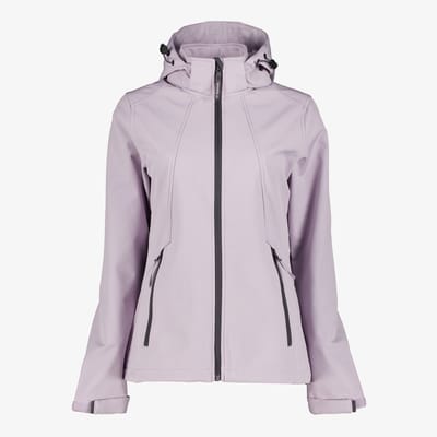 Kjelvik softshell dames jas lila - Maat S
