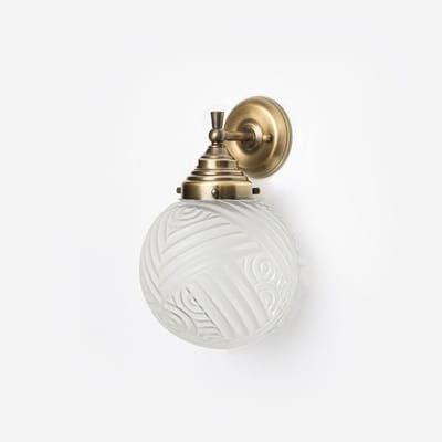 Wandlamp Nouveau Romance Geëtst Royal Brons - Art Deco Trade