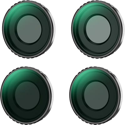 ND Filter Kits voor DJI Osmo Action 4 - 4 Pack ND8, ND16, ND32, ND64 - Professionele Fotografie Accessoires