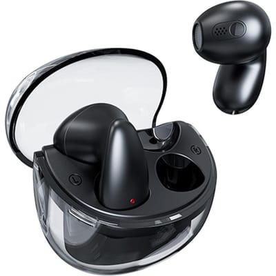 RD40 Boîtier Transparent Cloud Sense Expérience de Port Casque Sans Fil BT 24h Très Longue Autonomie 13mm noir