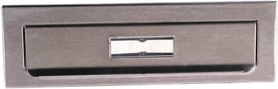 Brievenbus Klep - Briefinvoer Roestvrij Staal - Brieven Bezorgen - Robuuste Kwaliteit - 265 x 67 mm - Zilverkleurig
