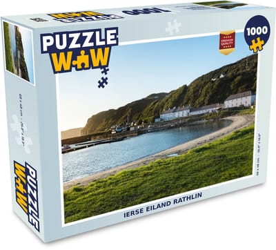 Puzzel Ierse eiland Rathlin - Legpuzzel - Puzzel 1000 stukjes volwassenen