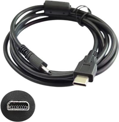 OTG Kabel Type-C naar Mini 8P – Geschikt voor Android Smartphone en SLR Camera, USB Data Kabel voor Bestanden Overzetten en Gegevensoverdracht