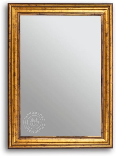 Antieke Wandspiegel 70x150 cm met Houten Frame | Shabby Chic Vintage Barok Stijl