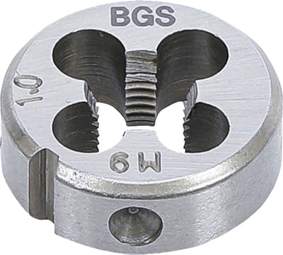 BGS Draadsnijplaat - M9 x 1,0 x 25 mm