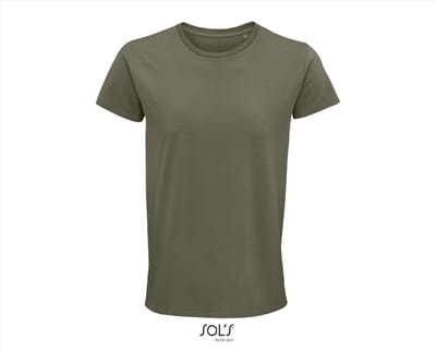 SOL'S - Crusader T-shirt - Khaki - 100% Biologisch katoen - XS