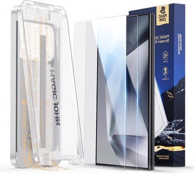 Geavanceerde Screen Protector voor Samsung Galaxy S24 Ultra 6.8 inch - HD Helder, Schokbestendig, Eenvoudige Installatie, Stofafvoer en Bubbles Vrij, 2 Stuks