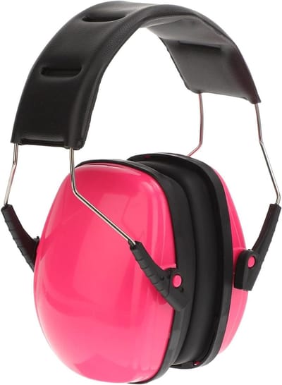Kinder Gehoorbescherming - Oorkappen - Ruis Dempen - Verstelbare Hoofdband - 18.5 x 13 x 9.5 CM - Roze