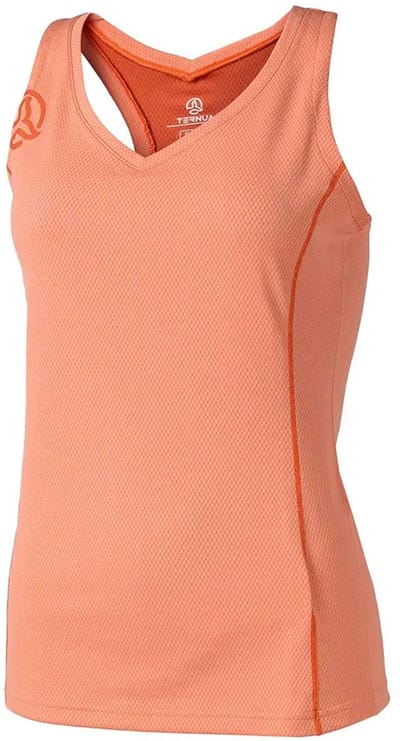 Ternua Aftira Mouwloos T-shirt Oranje S Vrouw