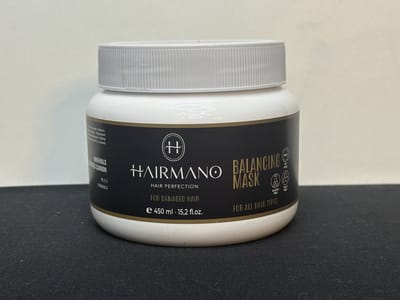 HAIRMANO BALANCING HAIR MASK – 450 ml – Voor Vette Hoofdhuid – Zuiverend & Verzorgend – Detox Haarmasker – Siliconenvrij – Parabenenvrij