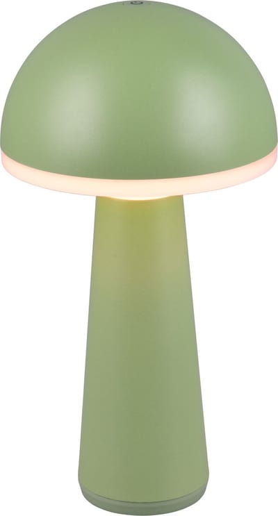 REALITY FUNGO - Tafellamp - Pistache groen - incl. 1x SMD 2W - Aanpasbare lichtkleur - Traploos dimmbaar - Oplaadbaar - Snoerloos - Buitenverlichting - IP54
