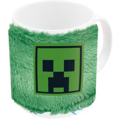 Minecraft mok met pluche sleeve