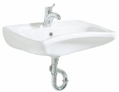 Rolstoelwastafel – 60 cm – Wit