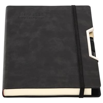 Dagboek 2026 - A5 Hardcover Met Dagelijkse Indeling, Maandplanner En Penlus
