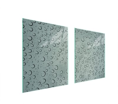 TMK ArtDeko - Kookplaat achterwand - 85x52 cm - Sproei beschermmiddel - Glas