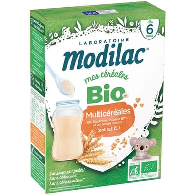 Modilac Mijn biologische granen Multicerealen 250 Voeding