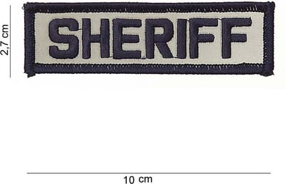 Embleem stof Sheriff