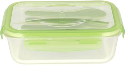 Lunchbox inclusief Bestekset, Glas, 1.2 liter - Pebbly