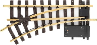 Elektrisch Wissel - Model Spoorelement - Modelspoor Aanleggen - 30 Graden Bocht - 300 mm - Groen