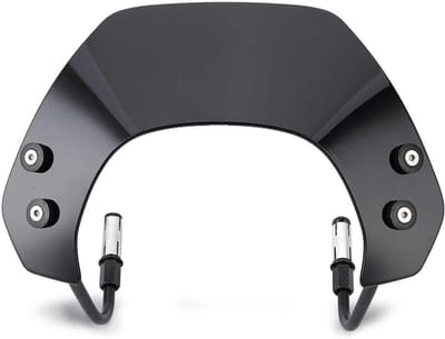 Motorfiets Windscherm - Voorruit Deflector - Comfortabel Rijden - Extra Dik ABS Kunststof - 900 Gram - Smoke