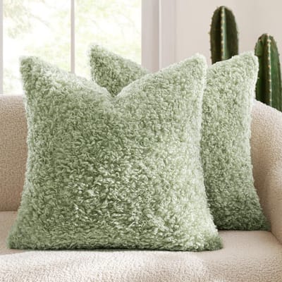 Lamsvacht Kussensloop Pluche Teddy Krullend Verdikt Kussensloop Zacht Modern Minimalistisch Scandinavisch Bankkussenhoes Huisdecoratie 2026 40x40cm