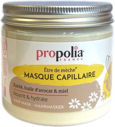 Bio Haarmasker met galamboter, advocado-olie en honing