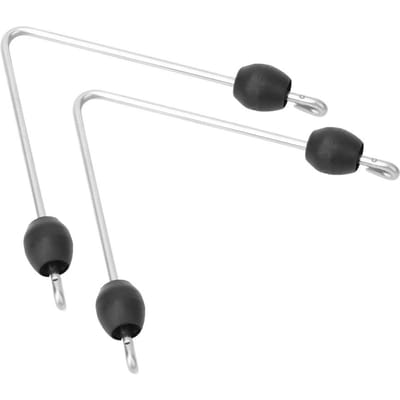 2 Pièces Acier Inoxydable Arbalète de Chasse Sous-Marine Tube Latex Connecteur en forme de V Os Accessoire(SSA Y017 )