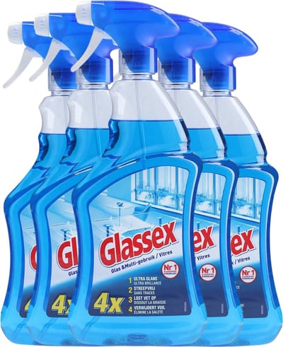 Glassex Glas & Meer Multireiniger spray - 750 ml - 5 Stuks - Voordeelverpakking