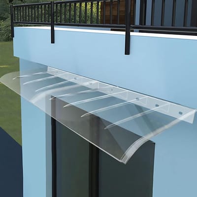 Waterdichte Deurluifel - Regenbescherming - Buiten beschermen - Onzichtbaar ontwerp - 40x120cm - Transparant