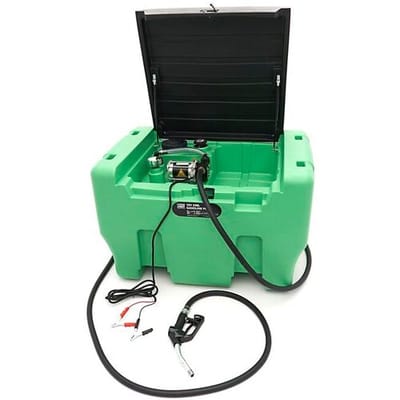 HBM 12 Volt 330 Liter benzinepomp met tank en deksel