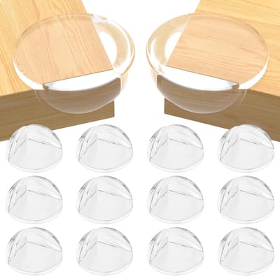 Set van 12 Hoekbeschermers voor Baby's, Zelfklevende Randbescherming, Transparante Tafelrandbeschermer voor Meubels, Veiligheid en Eenvoudige Installatie