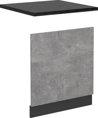 Vicco R-Line Voorpaneel vaatwasser – 60 cm, WB Antraciet Beton