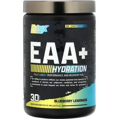 Nutrex Research, EAA et Hydratation, Limonade Myrtille, 13.76 oz (390g)