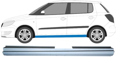 Reparatie dorpel voor Skoda Fabia II 2007-2015 / Links