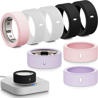 Ringhoezen Set - Beschermhoesjes Smartring - Ring Beschermen - Nauwkeurige Inkeping - 8 Stuks - Meerdere Kleuren