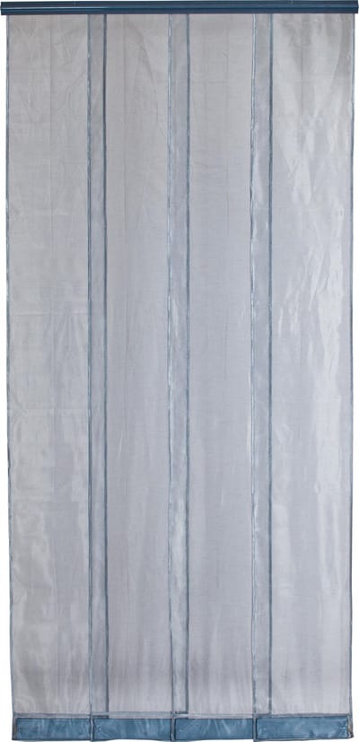 DHZ Vliegengordijn/deurgordijn lamellen horgordijn grijs  100x220