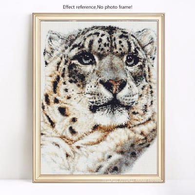 Diamant schilderij ronde stenen dieren diamant borduurwerk volledige weergave tijgerfoto's 20X30 black