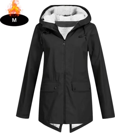 Livano Windjas Dames - Parka - Lente & Herfst - Jas - Volwassen - Windjack - Windbreaker - Outdoor - Zwart - M
