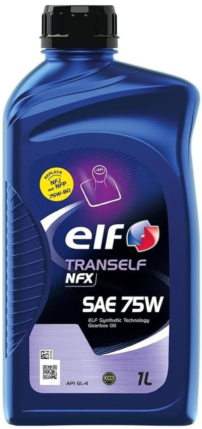 Total Elf Tranself NFX 75w versnellingsbak olie 1 liter
