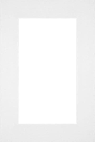 Passe-Partout Fotomaat 50x80 cm - Lijstmaat 62x93 cm - Wit - Museumkarton - Fotolijst niet inbegrepen