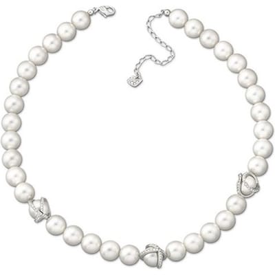 Swarovski High-End Minimalistisch Parelsieraad Ketting Dames Wit 1179752 Box (Random Color) white