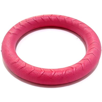 Hondenspeelgoed Huisdier Vliegende Schijven Eva Hondentraining Ring Trekker Duurzaam Speelgoed Voor Honden Zwevend Puppy Bijtring Speelgoed Interactief (Red,28CM) rood