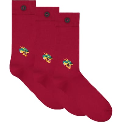 A-DAM  3-pack Casual Socks Drogo Salsa Maat: 36-40 | Slipjes Outlet | Unisex