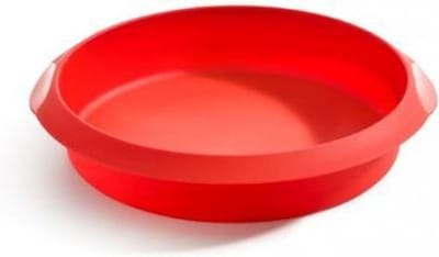 Leuke bakvorm rond 20cm rood